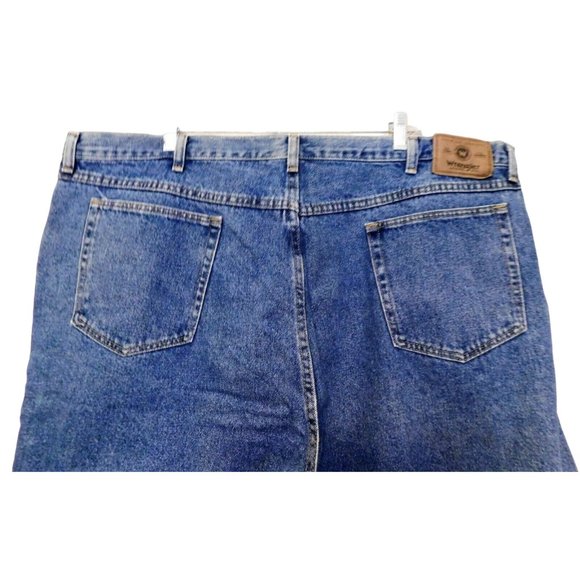 Wrangler Jean Shorts 46 Blue Denim Medium Wash Inseam 9.5 100% Cotton - Picture 6 of 8